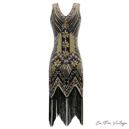 Robe longue années 20 gatsby