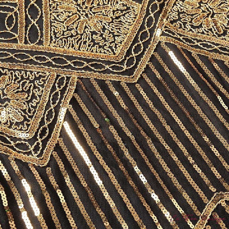 Robe longue années 20 gatsby