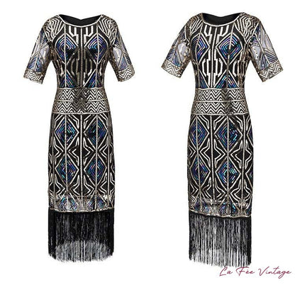 Robe manches longues années 20