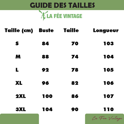 Robe Pin-Up Noir/Vert/Rouge Année 60