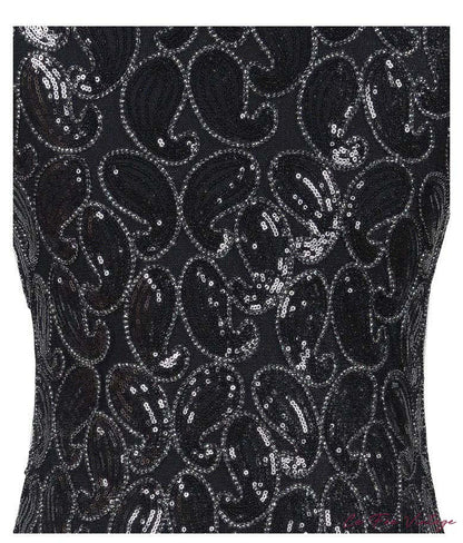 Robe noire style années 20