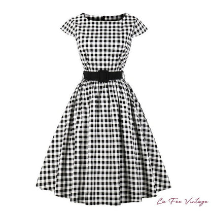 Robe vichy année 60
