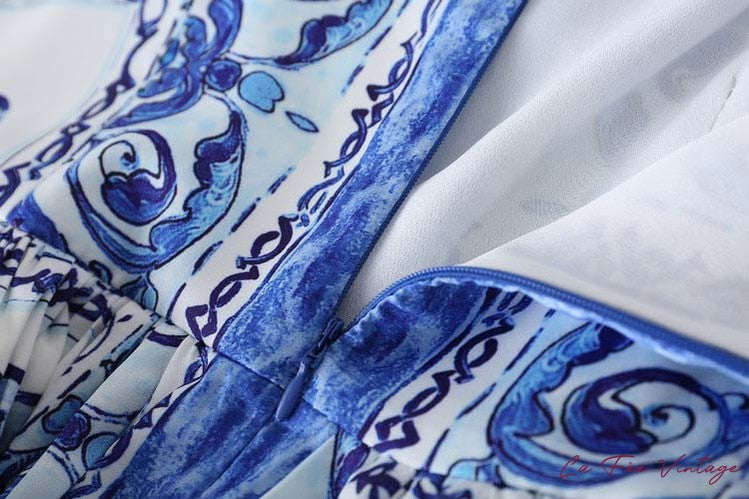 Robe vintage Motif Design | Année 40