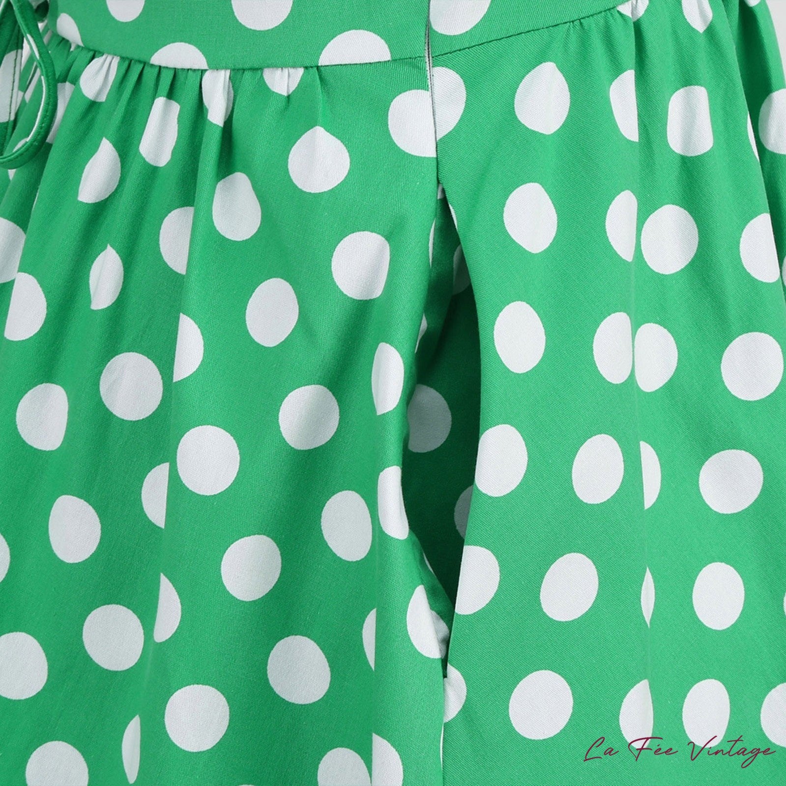 Robe d'été pin up à pois