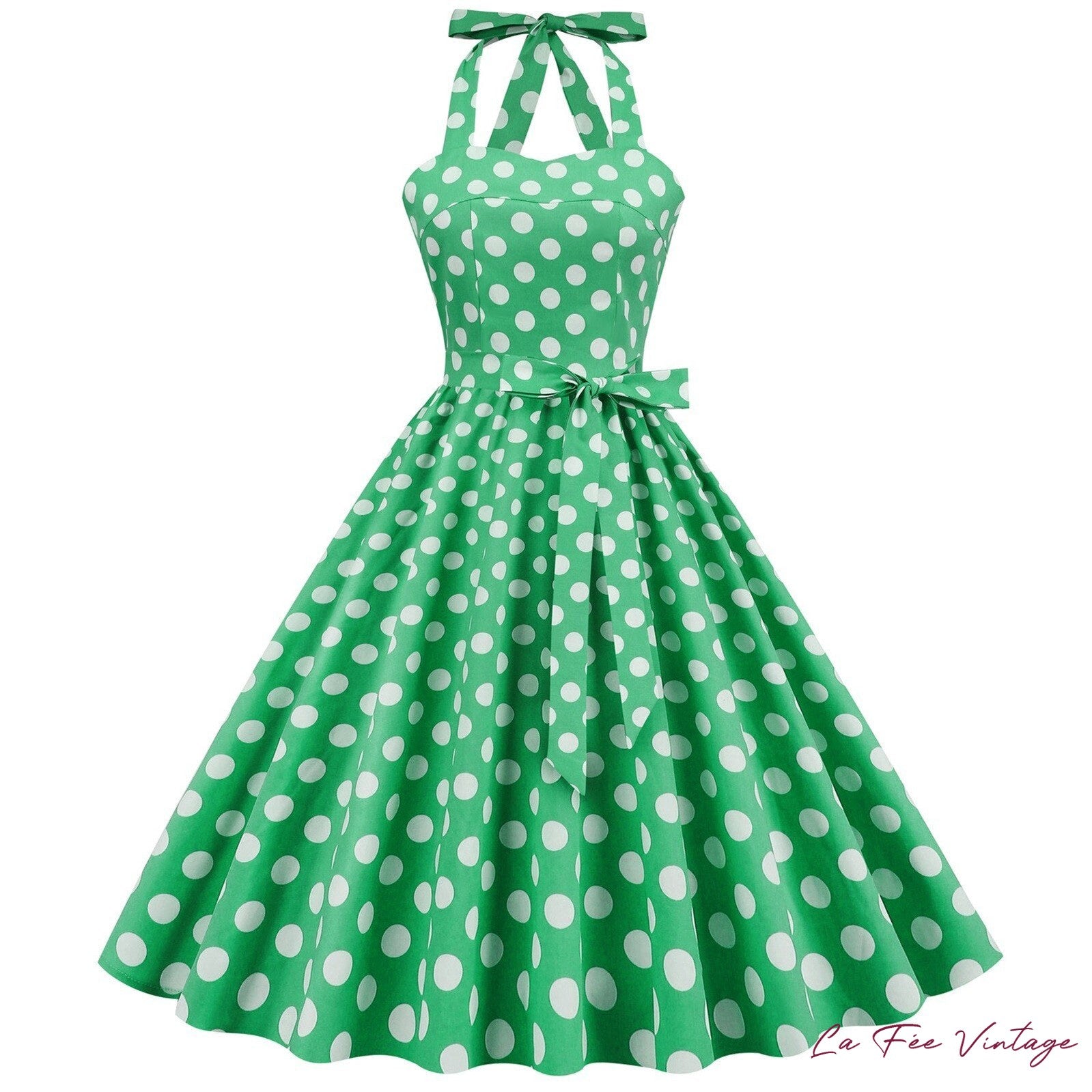 Robe d'été pin up à pois