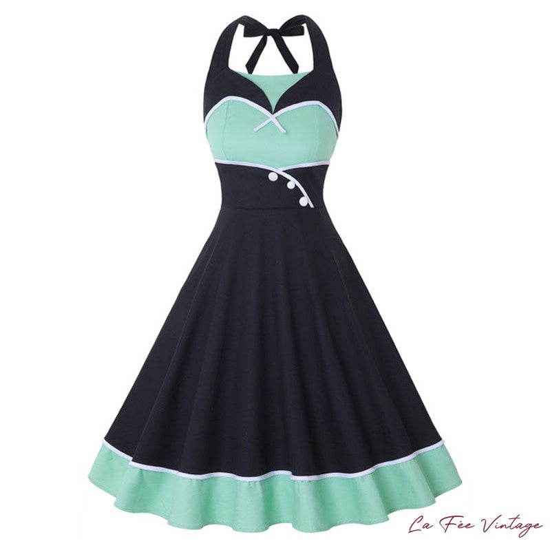 Robe Pin up Trapèze dans le style des Années 60