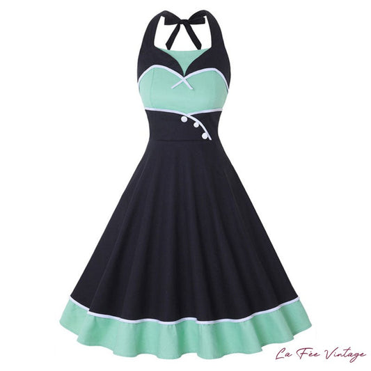 Robe Pin up Trapèze dans le style des Années 60