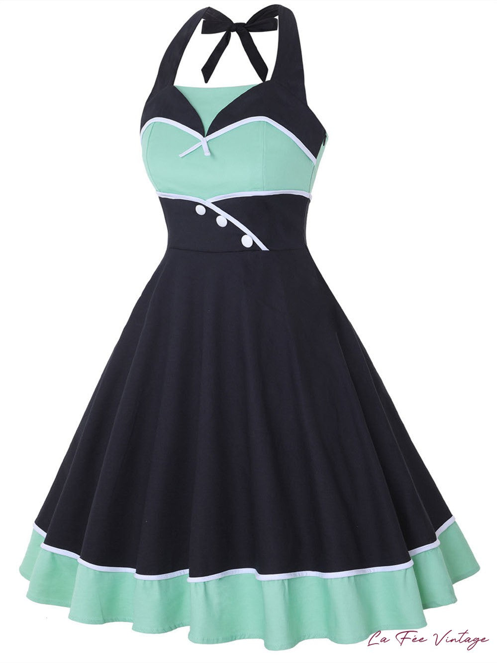 Robe Pin up Trapèze dans le style des Années 60