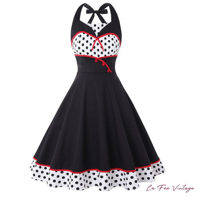Robe Pin up Trapèze dans le style des Années 60