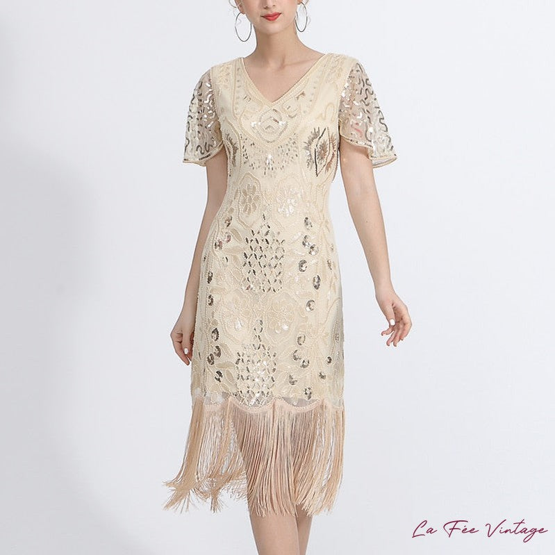 Robe Charleston Sexy à Franges | Années 20