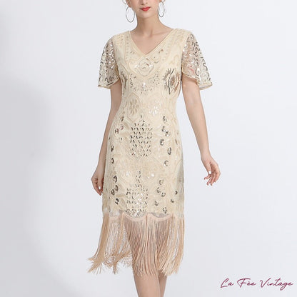 Robe Charleston Sexy à Franges | Années 20