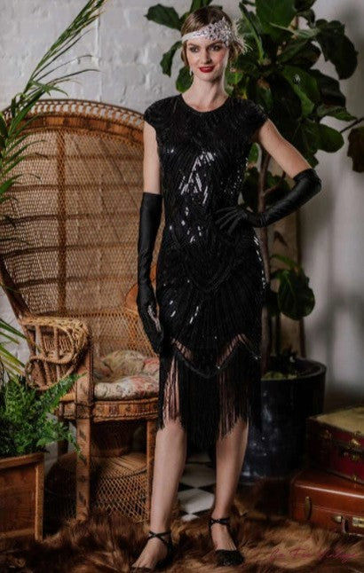 Robe style charleston années 20