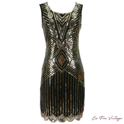 Robe Dorée Chic | Années 20