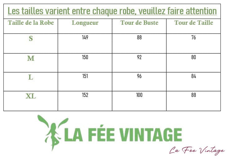 Robe Longue à Pois dans le Style Années 40