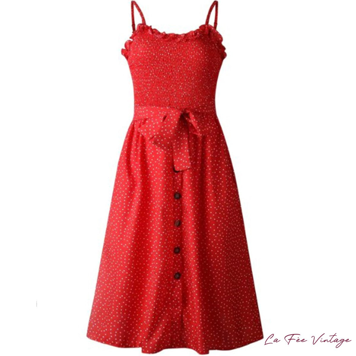 Robe rouge année 60
